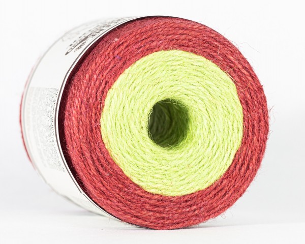 DUO-Jutespule Rot/Grün