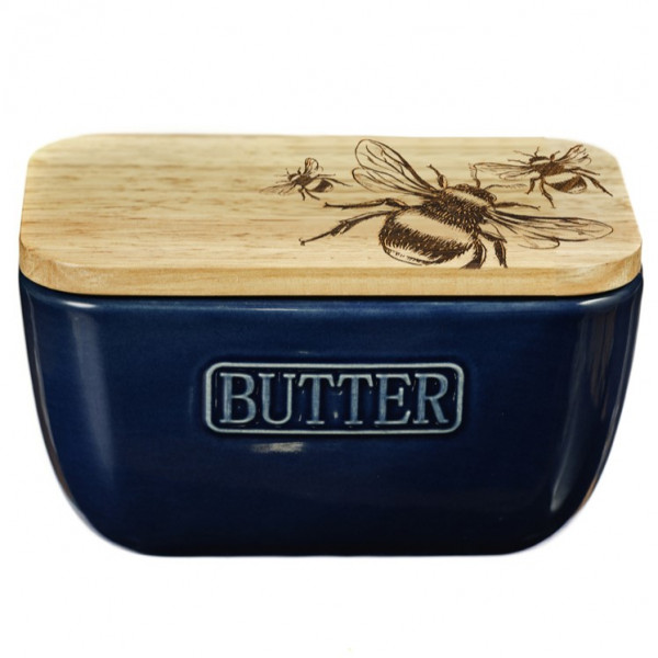 Biene | Butterdose blau