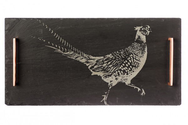 Schiefer-Serviertablett Fasan, von The Just Slate Company, Selbrae House