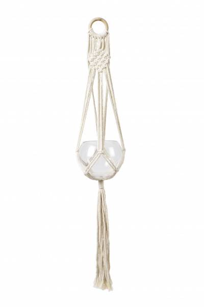 Makramee-Hänger - Achtung: Lieferung ohne Topf