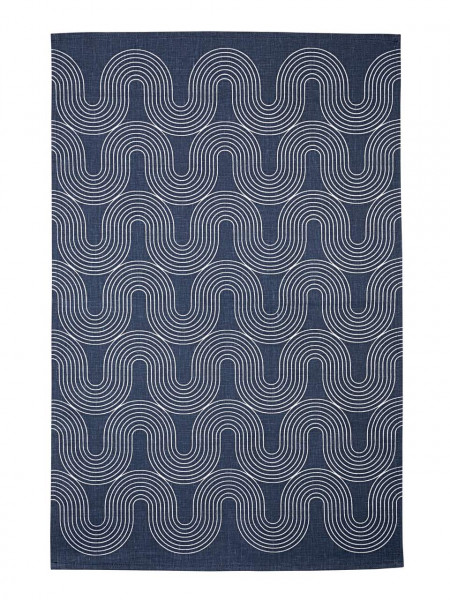 Geschirrtuch Wasser & Stein - dunkles Blau