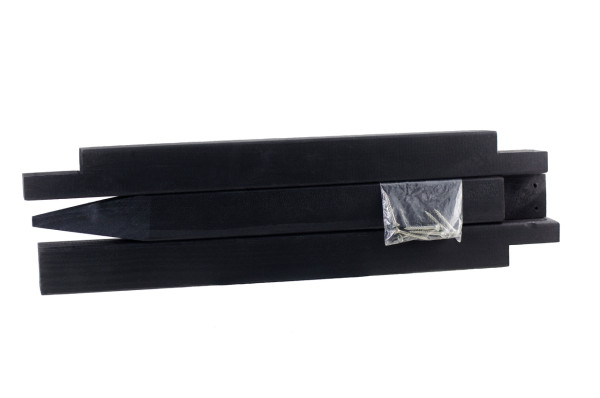 3-teiliger Holzpfosten zum Austellen der Vogel-Futterhäuser, Bienenhotels oder des großen Futterturms