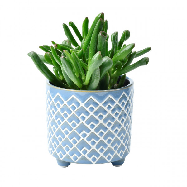 Zimmerpflanzen-Übertopf BILBAO BLAU, klein
