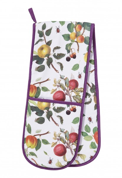 Doppelter Ofenhandschuh, RHS-Design Fruits, von Ulster Weavers