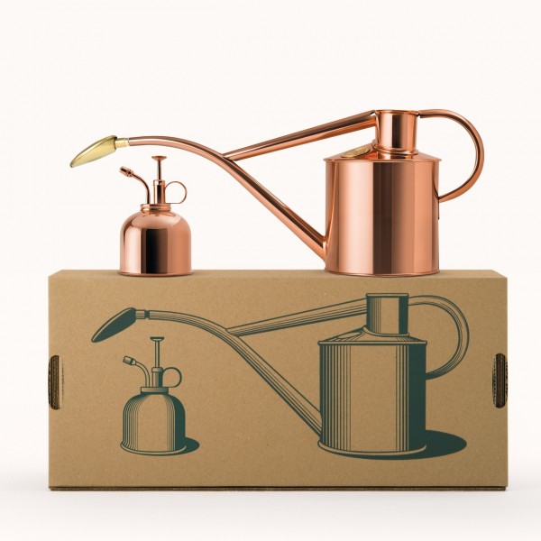 Haws Watering-Kit | Geschenkset Kupfer & Kupfer