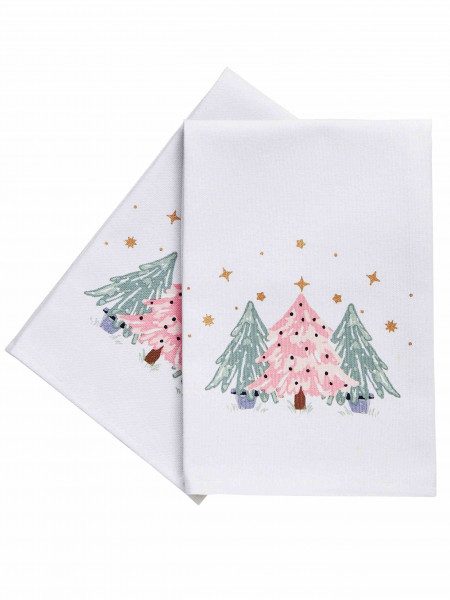 2er-Set Serviette | Es weihnachtet | 100% Baumwolle
