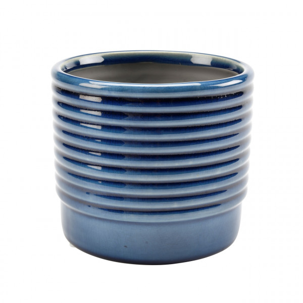 Indoor-Übertopf OSLO blau | klein