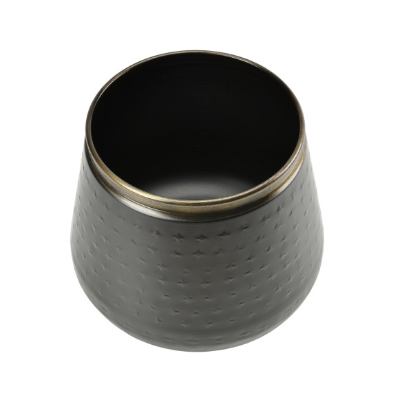 Metall-Übertopf SAHARA SUNSET - medium | von oben