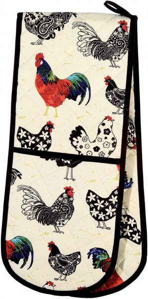 Hahn / Rooster - Backofenhandschuh von Ulster Weavers