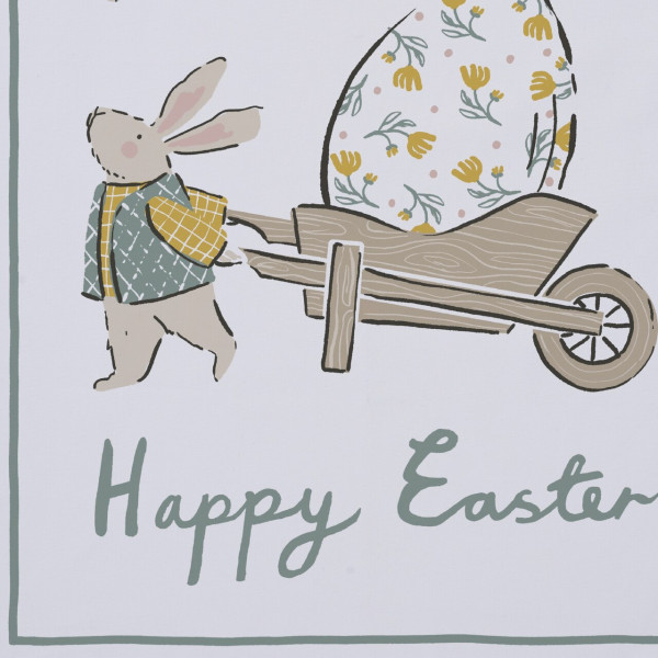 Frohe Ostern - Happy Easter | Baumwoll-Geschirrtuch von Ulster Weavers