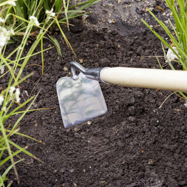 Gartenhacke | Handhacke | mit langem Stiel aus Eschenholz