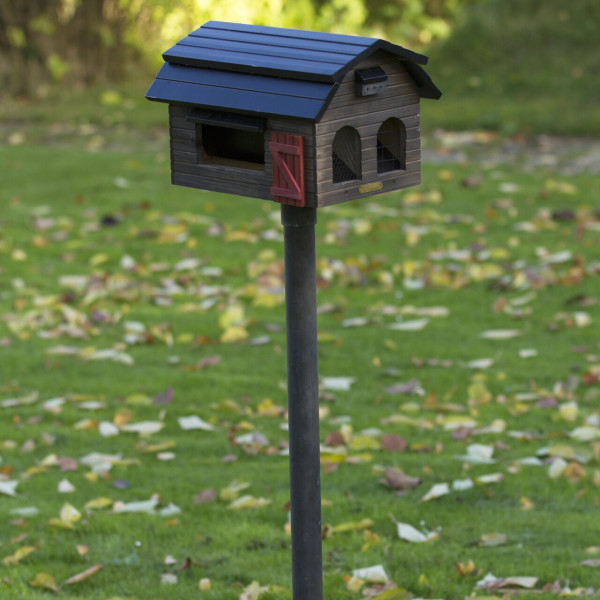Stabile Halterung für Vogelfutter-Häuser, Wildbienenhotels und Futterturm | aus Schweden