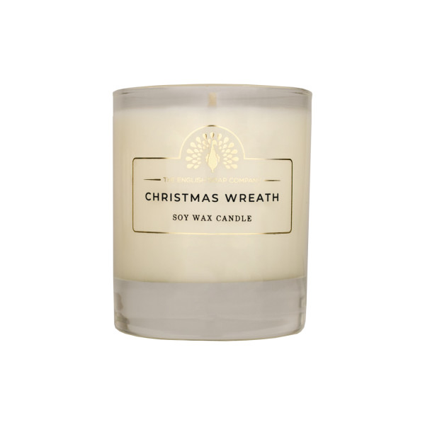 Christmas Tidings - Christmas Wreath | Duftkerze | von The English Soap Company