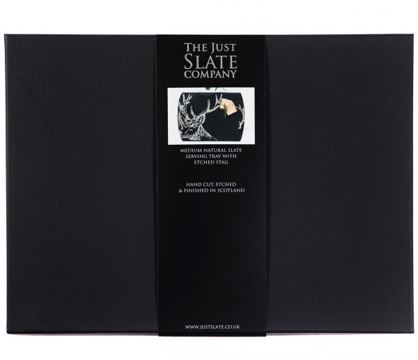 Die Präsentbox | Medium-Serviertablett Hirsch