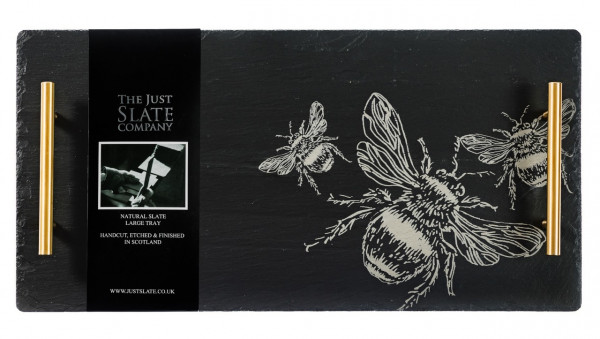 Schiefer-Serviertablett Biene - The Just Slate Company, Selbrae House
