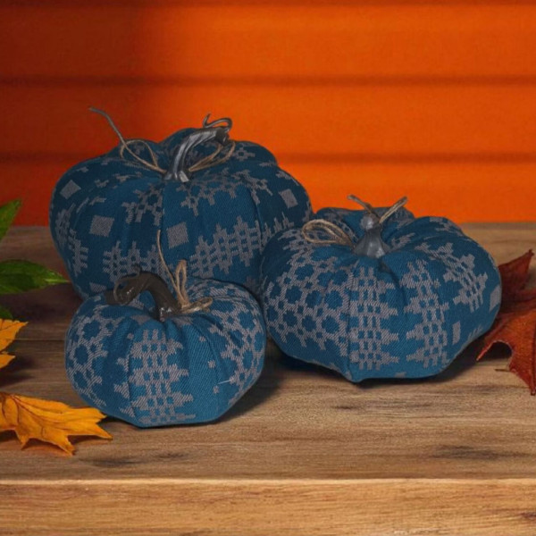 Stoffkürbisse | Walisisch - Blaugrün | von Moose & Co. | aus Wales