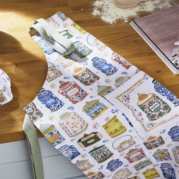 Küchenschürze Teedosen