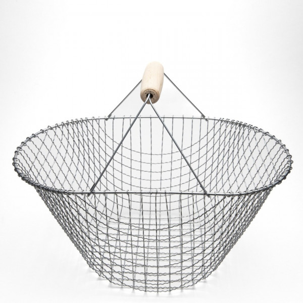 Traditioneller Erntekorb | Kartoffelkorb aus Drahtgefelcht