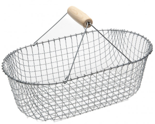 Traditioneller Erntekorb | Kartoffelkorb aus Drahtgefelcht