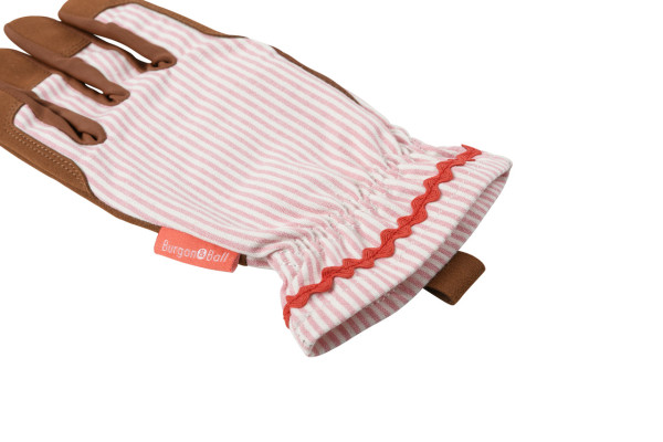 Gartenhandschuhe | mit rosa Streifen | von Burgon & Ball | aus England