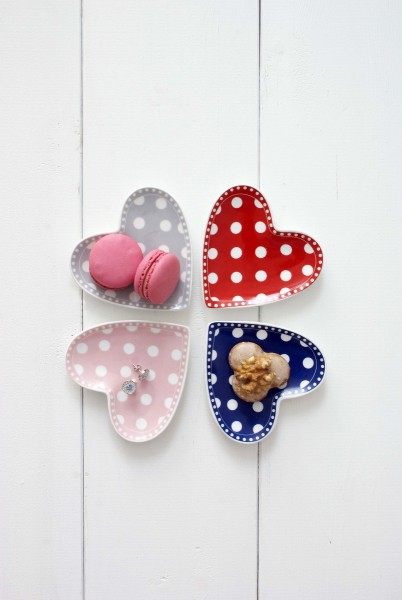 Herztellerchen Punkte, 4 Farben