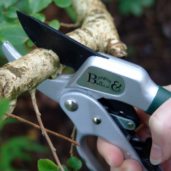 Amboss-Schere mit Hebelübersetzung