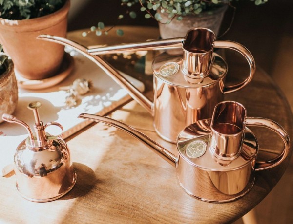 Haws Kupfer-Pot Waterer 1 Pint | 2 Pint & Kupfer-Feinzerstäuber