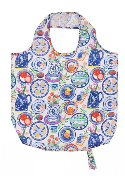 faltbarer Einkaufsbeutel 'Mediterranean Plates' von Ulster Weavers