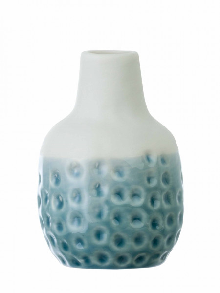 'Dotty' Mini-Vase, blau