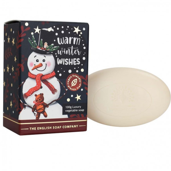 Festliche Seife | Motiv Schneemann | The English Soap Company