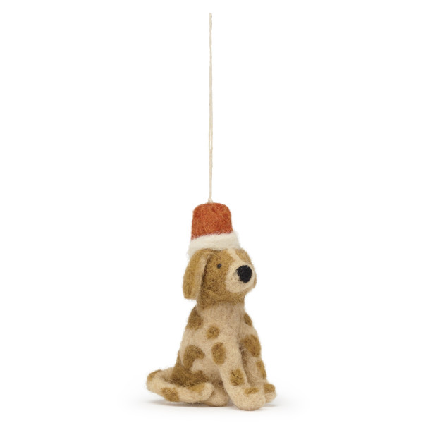 Christbaumschmuck | aus Filz | ein kleiner Hund | von Sophie Allport | aus England