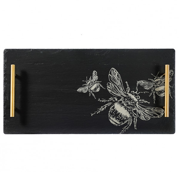 Schiefer-Serviertablett Biene - The Just Slate Company, Selbrae House