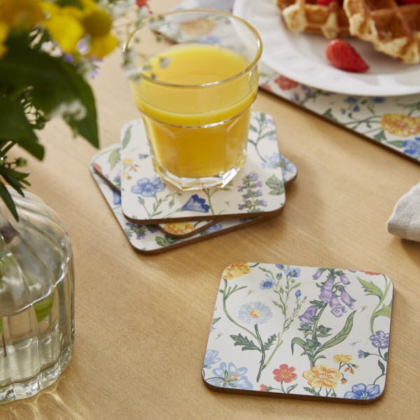 4er-Set Untersetzer | von Ulster Weavers | Design Cottage Garden - Bauerngarten