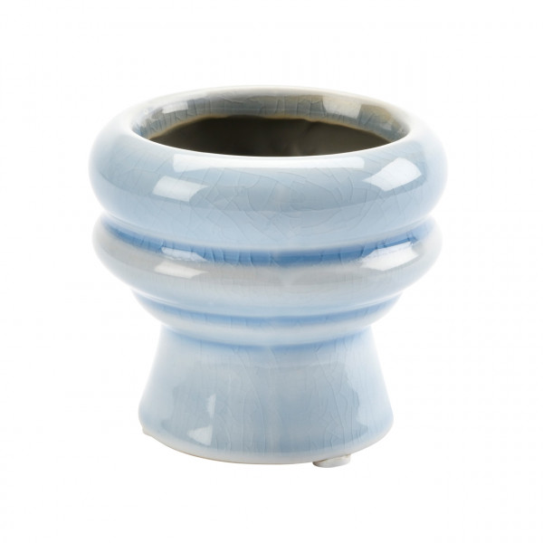 Sukkulenten-Topf Florenz | helles Blau