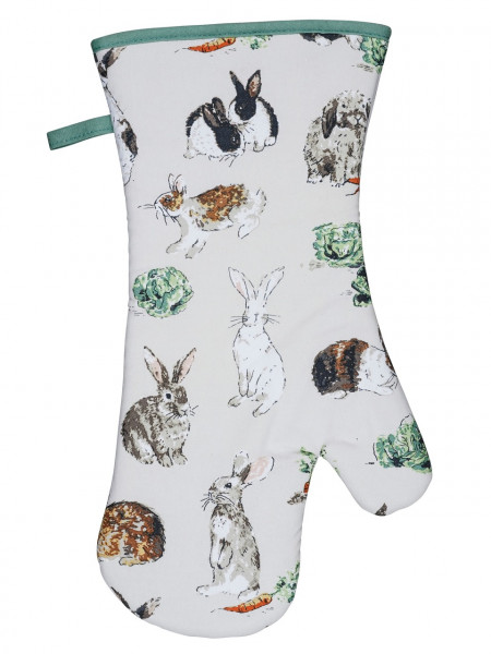 Ofenhandschuh von Ulster Weavers | Design Hasen-Kolonie