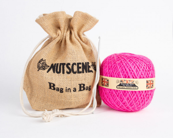 Jute-Häkelset, Pink