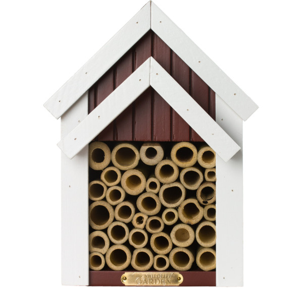 Rotes Wildbienenhaus | Bienenhotel | von Wildlife Garden aus Schweden