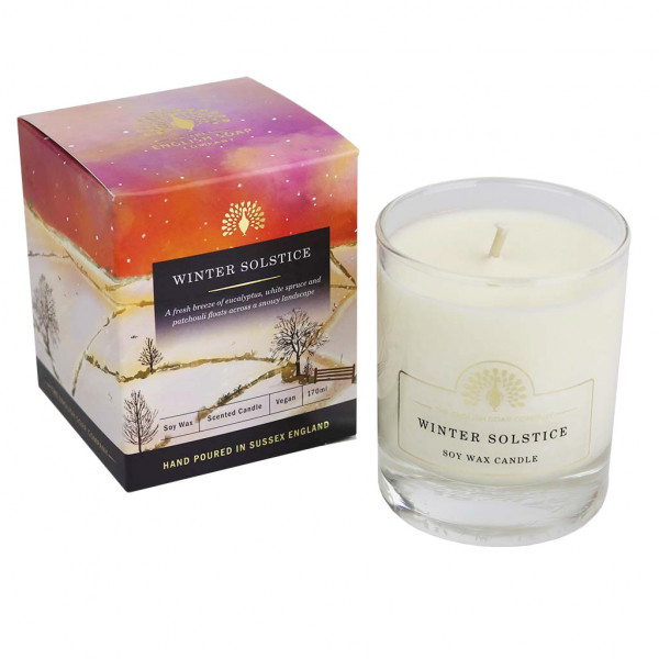 Duftkerze Wintersonnenwende im Glas | Weißfichte & Eukalyptus