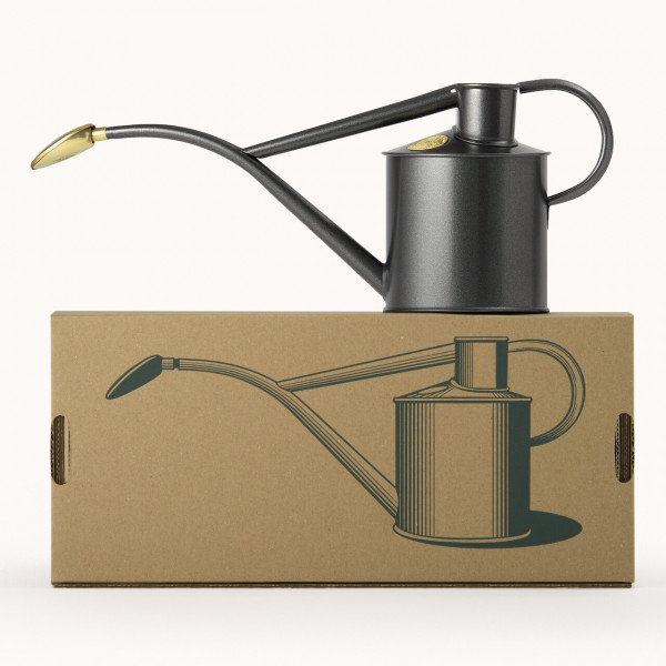 Haws Zimmergießkanne Classic | Graphit | mit Haws-Box