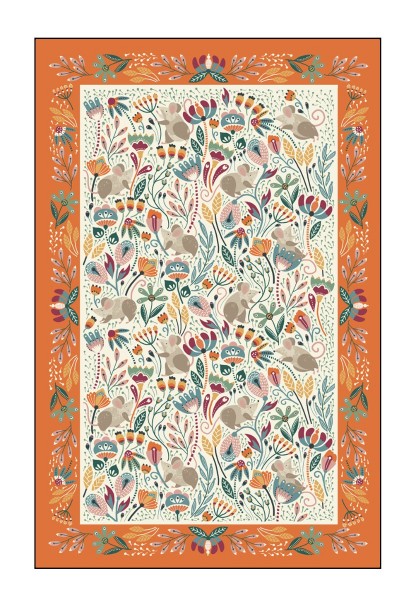 Baumwoll-Geschirrtuch Feldmaus, von Ulster Weavers