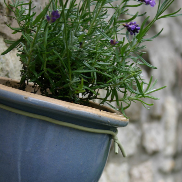 einfach mal einen Topf aufhängen - hält!