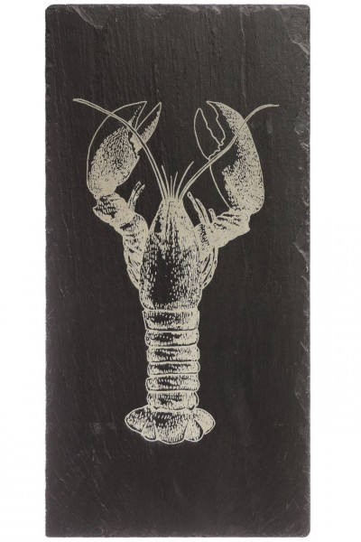 Servierplatte aus Schiefer | Motiv Hummer| Selbrae House