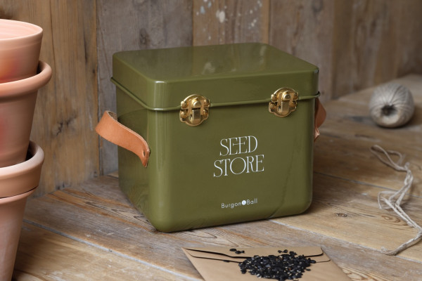 Kleine Samentüten-Box | Olive | von Burgon & Ball