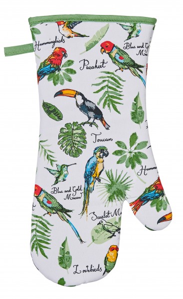 Ulster Weavers Ofenhandschuh Tropische Vögel, Design Madeleine Floyd