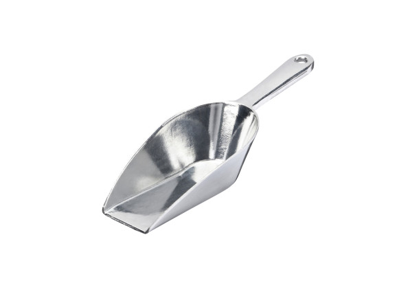 Die Körnerschaufel der Vogelfutterdose