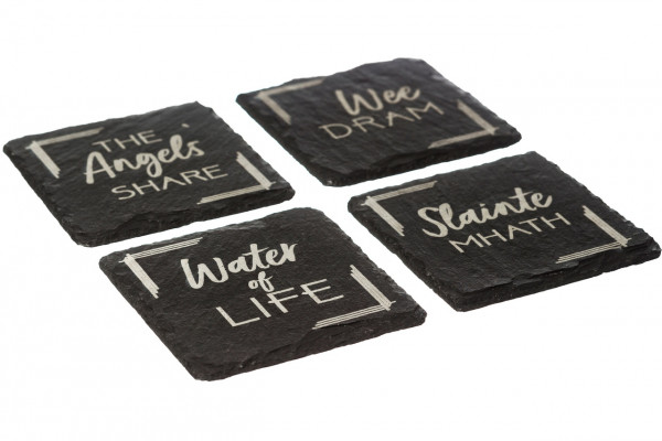 4er-Set Glasuntersetzer | Water of Life