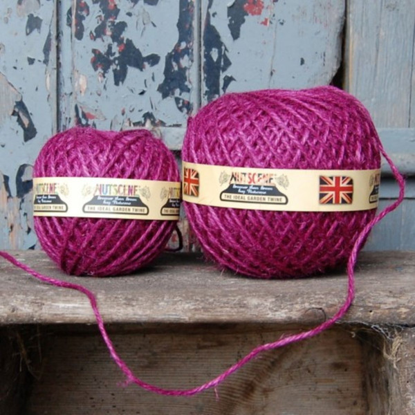 Heritage Jute-Ball 40 m | Dunkle Orchidee