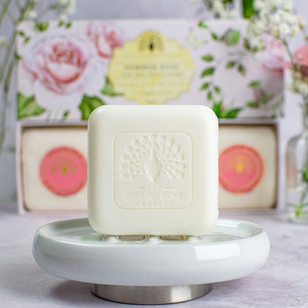 Englische Duftseife Sommer-Rose | von The English Soap Company