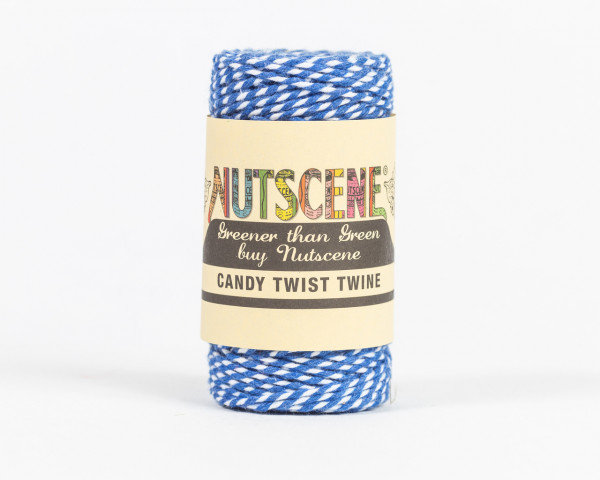 CandyTwist® Twine 50m | Blau-Weiß