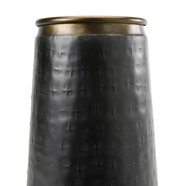 Metall-Vase SAHARA SUNSET | mit dekorativ lackiertem Rand